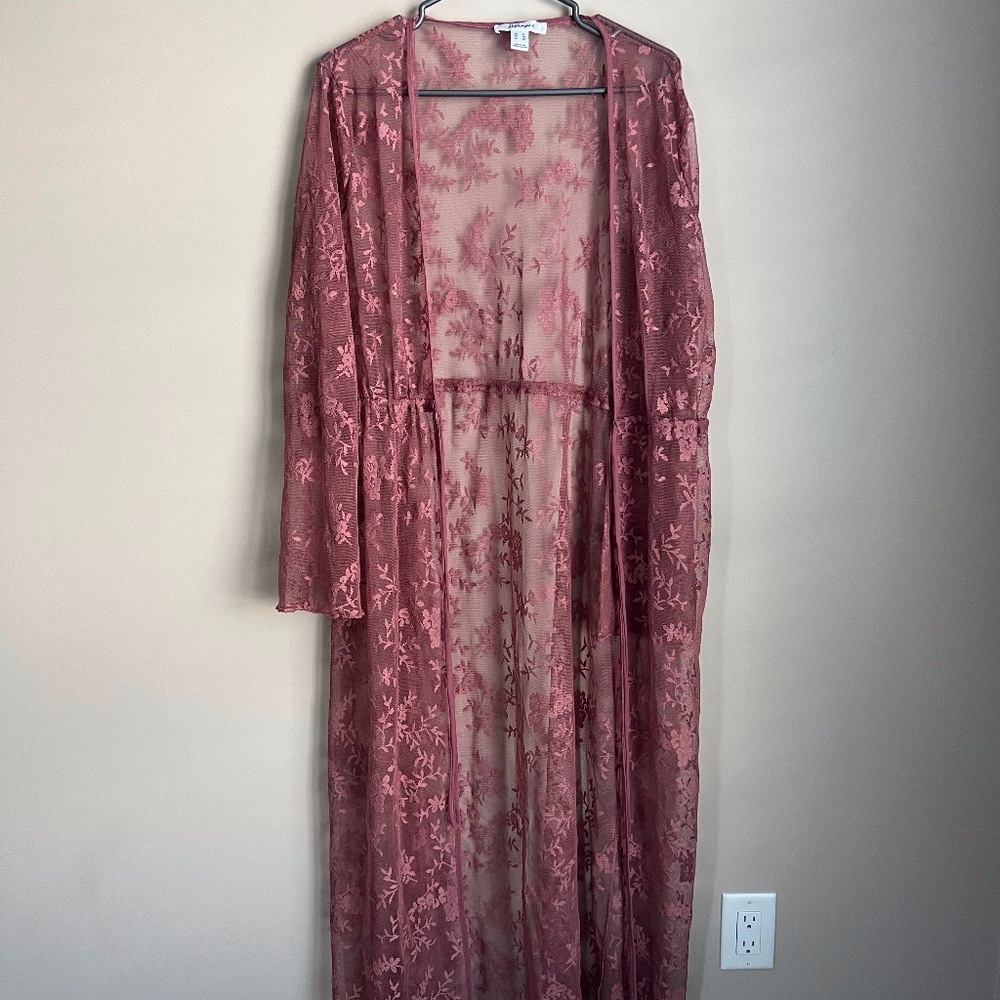 Urban planet long pink cardigan